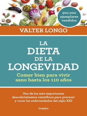 cover image of La dieta de la longevidad